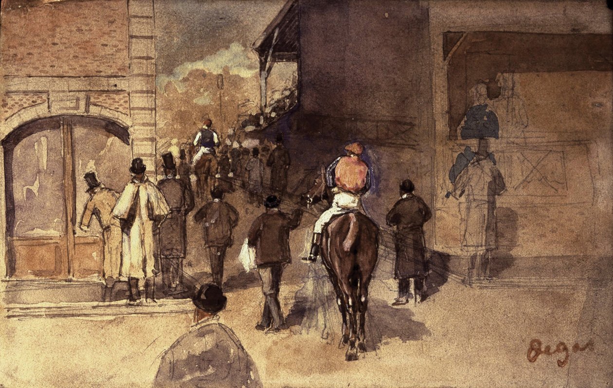 Der Ausgang der Waage von Edgar Degas