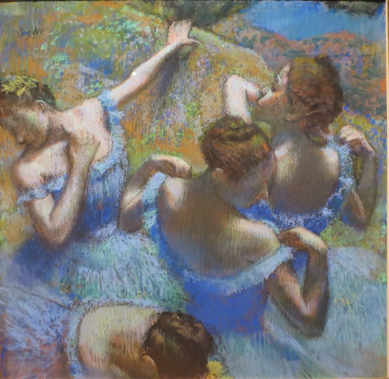 Tänzerinnen in Blau von Edgar Degas