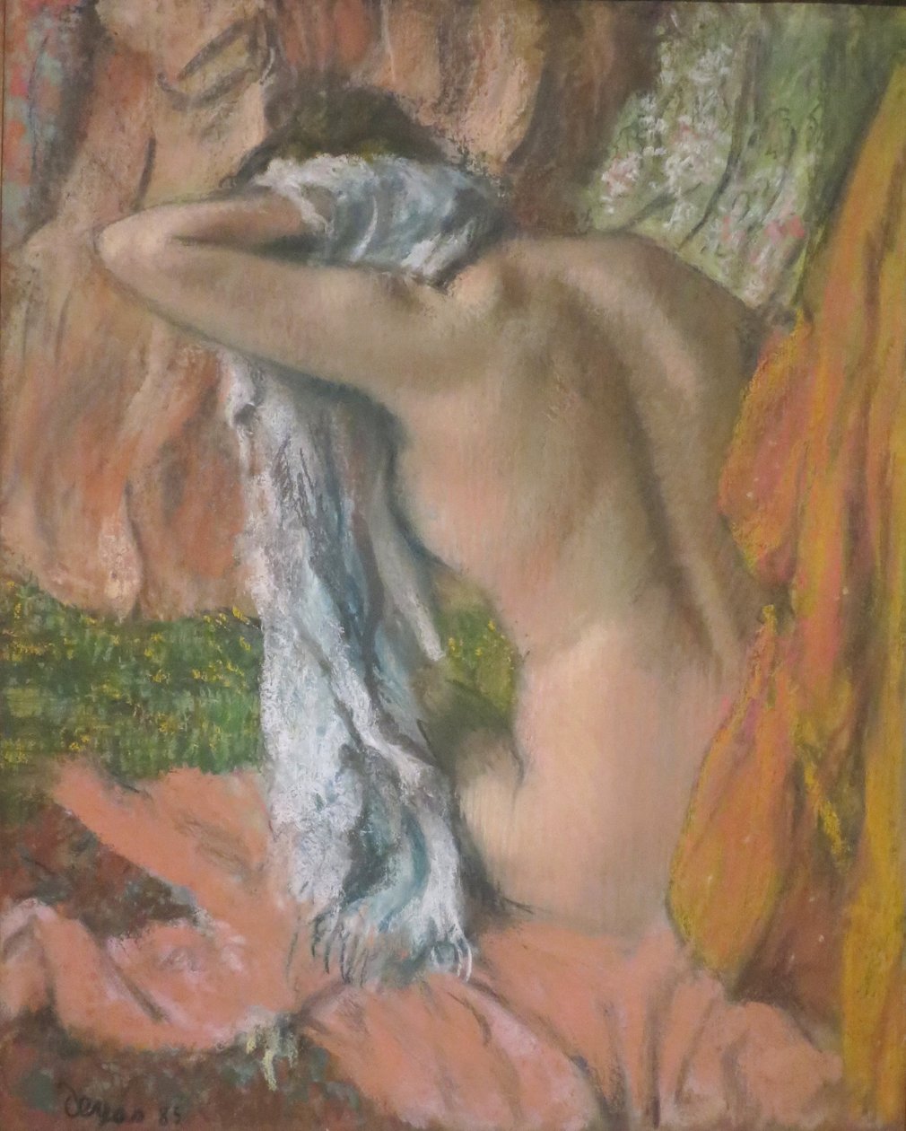 Nach dem Bad von Edgar Degas