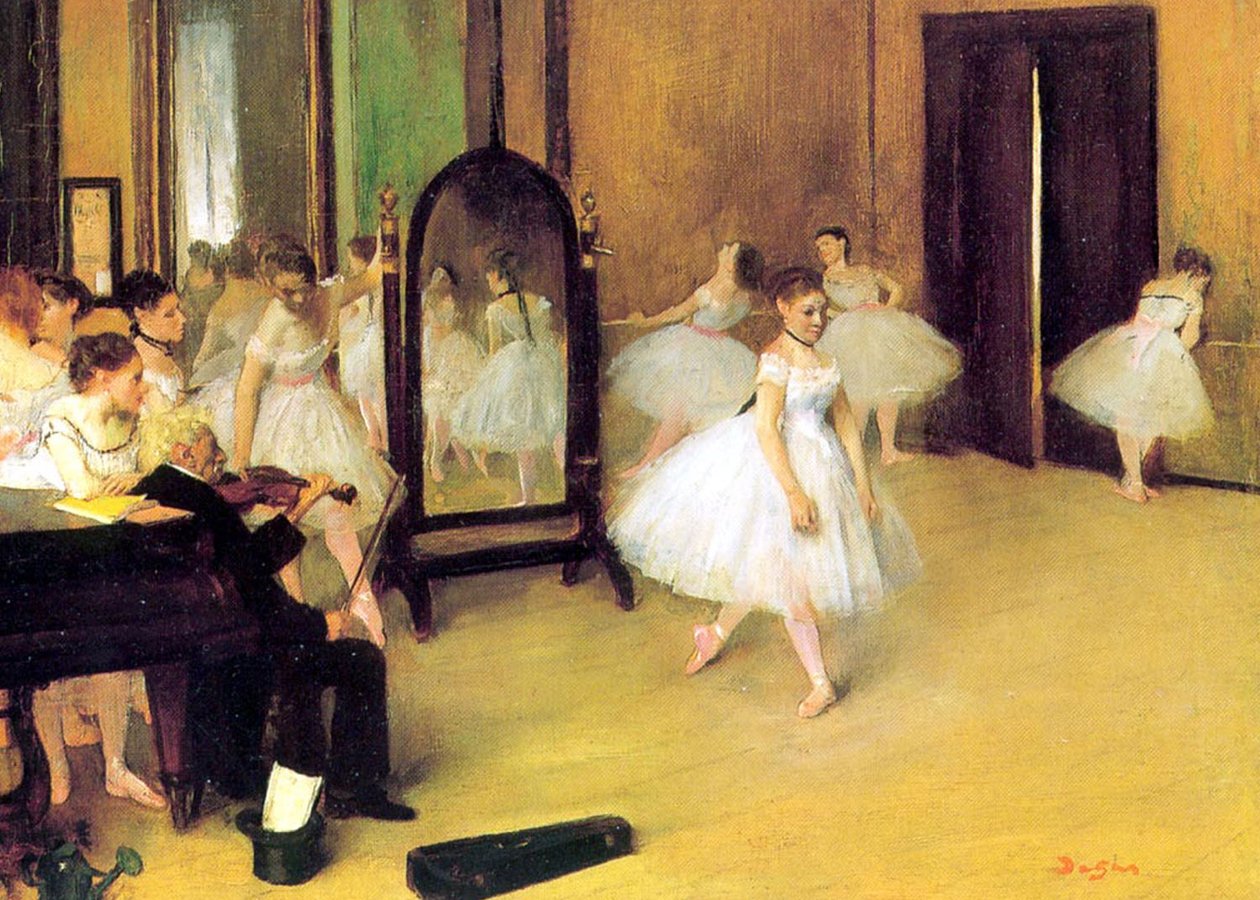 Tanzklasse von Edgar Degas