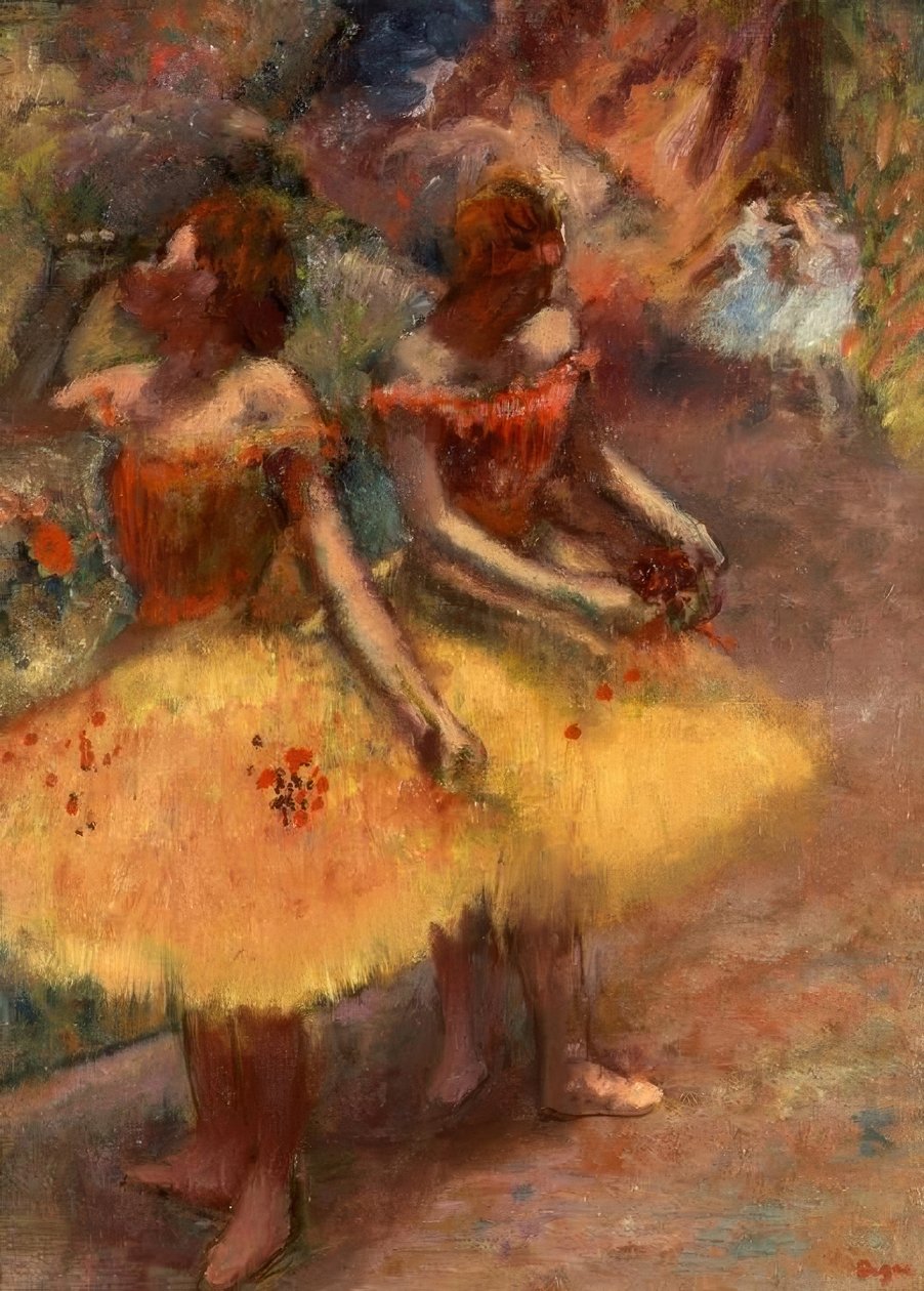Zwei Tänzerinnen von Edgar Degas