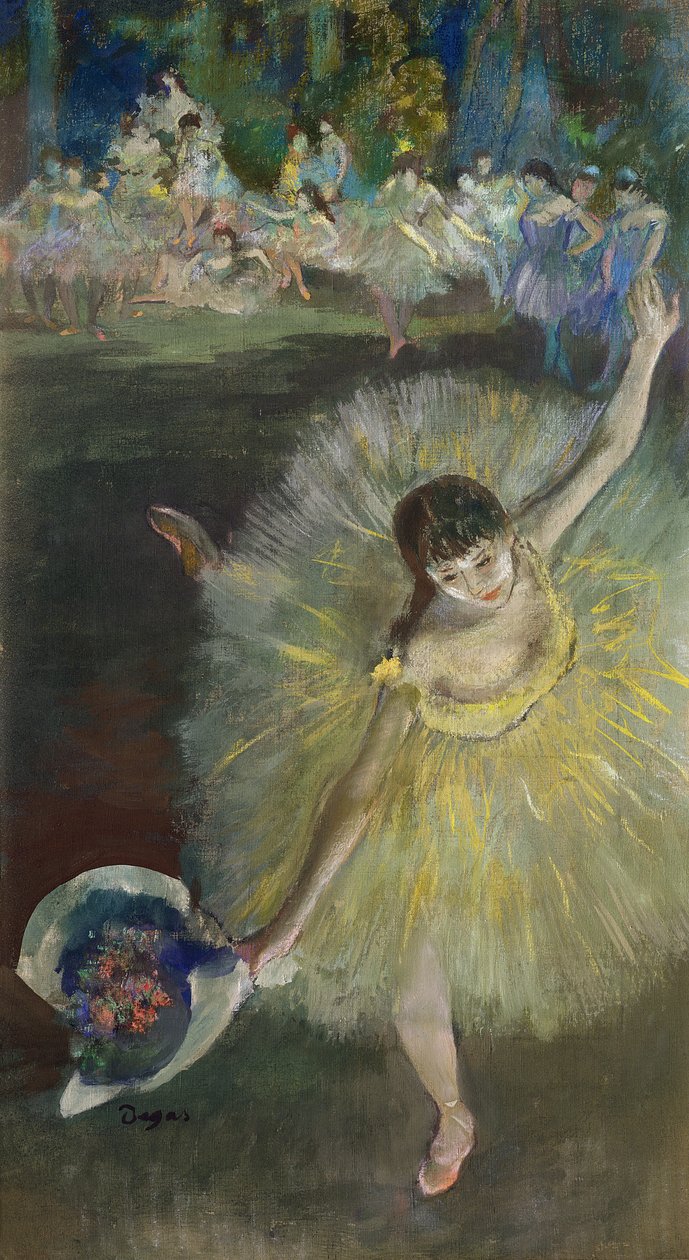 Ende eines Arabesken, 1877 von Edgar Degas