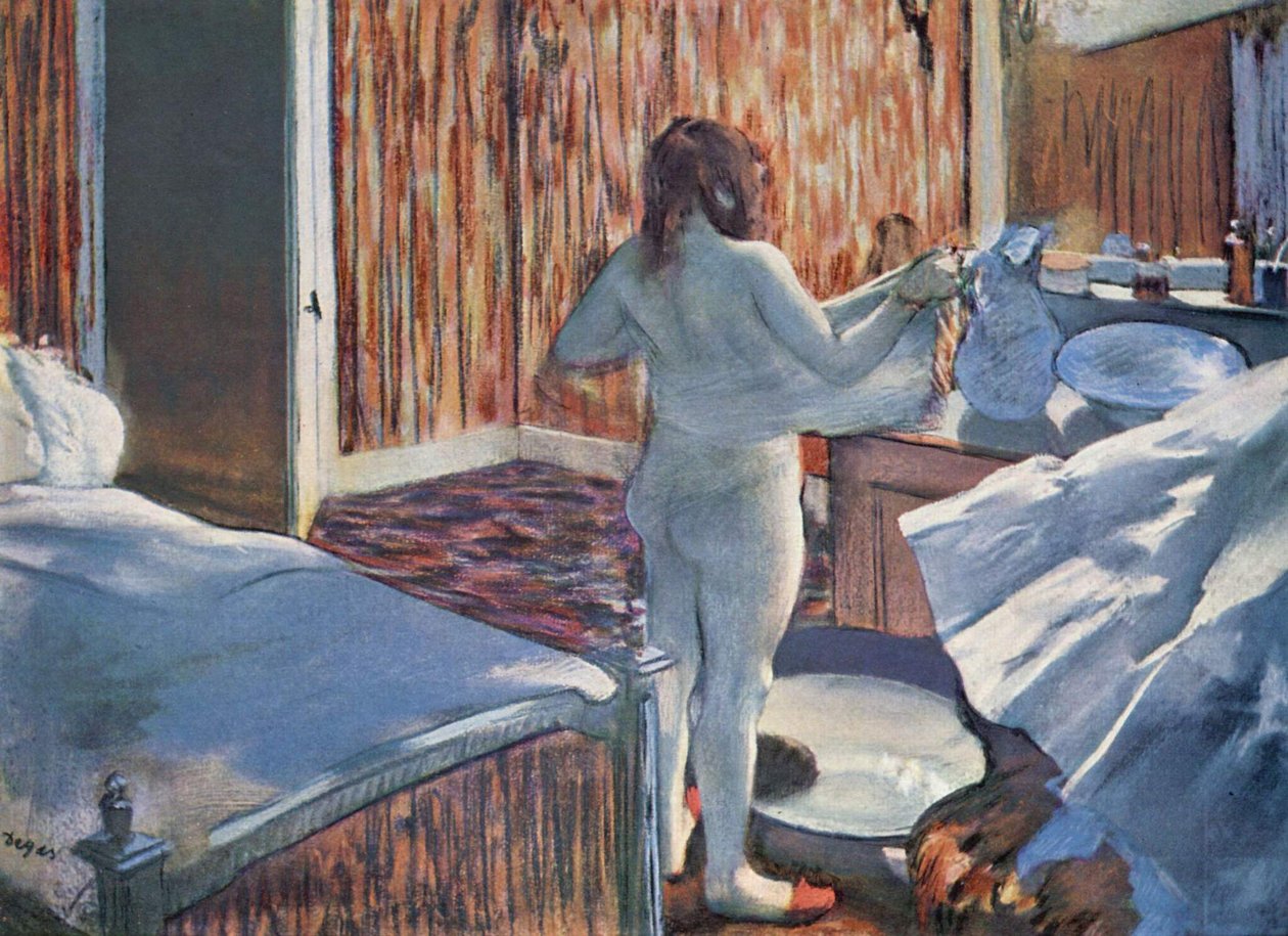 Frau bei der Toilette von Edgar Degas