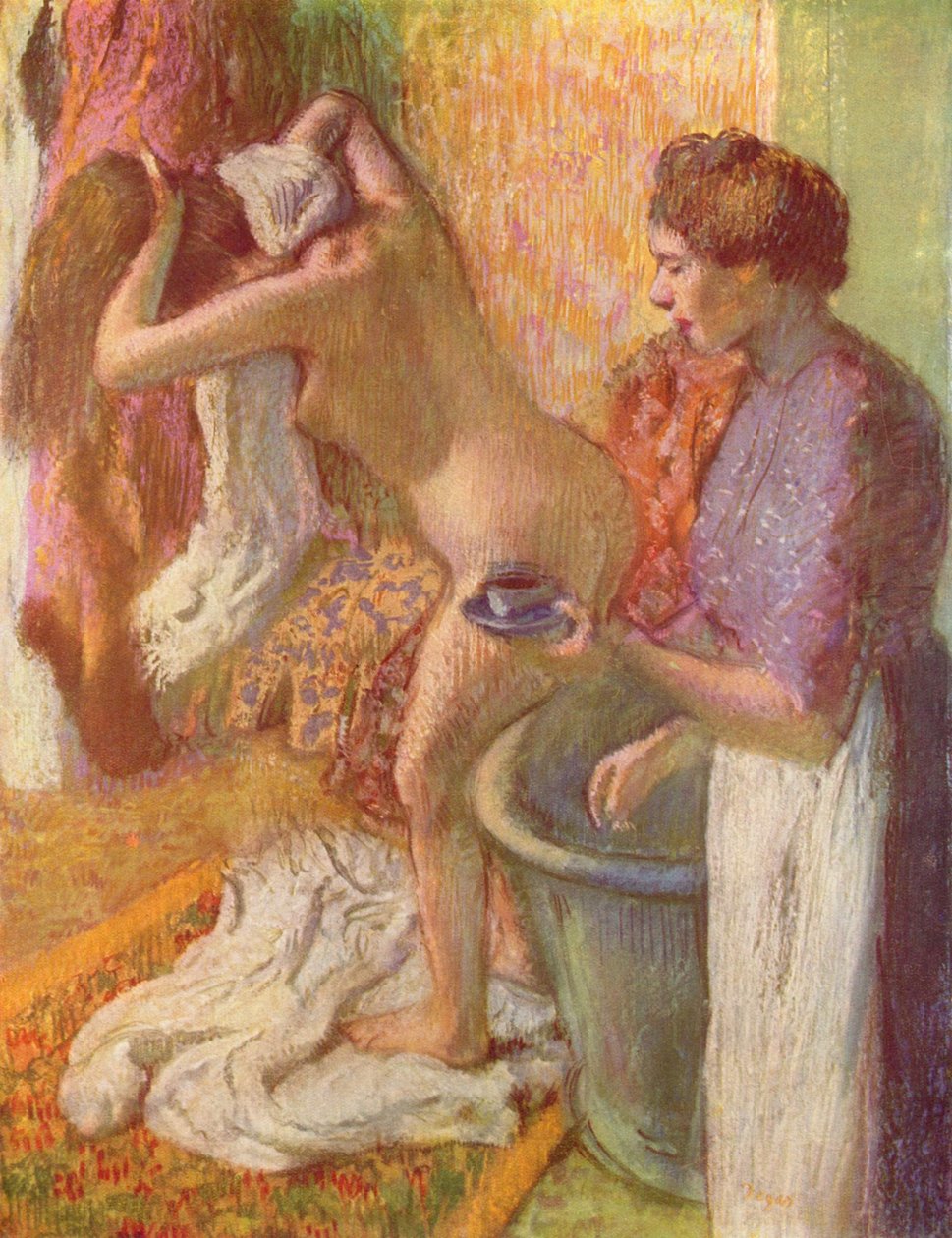 Nach dem Bade von Edgar Degas