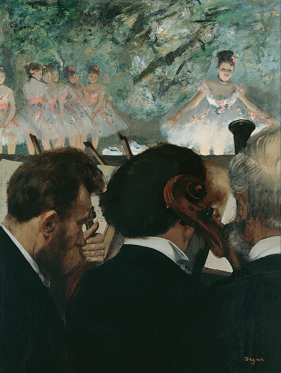 Orchestermusiker von Edgar Degas