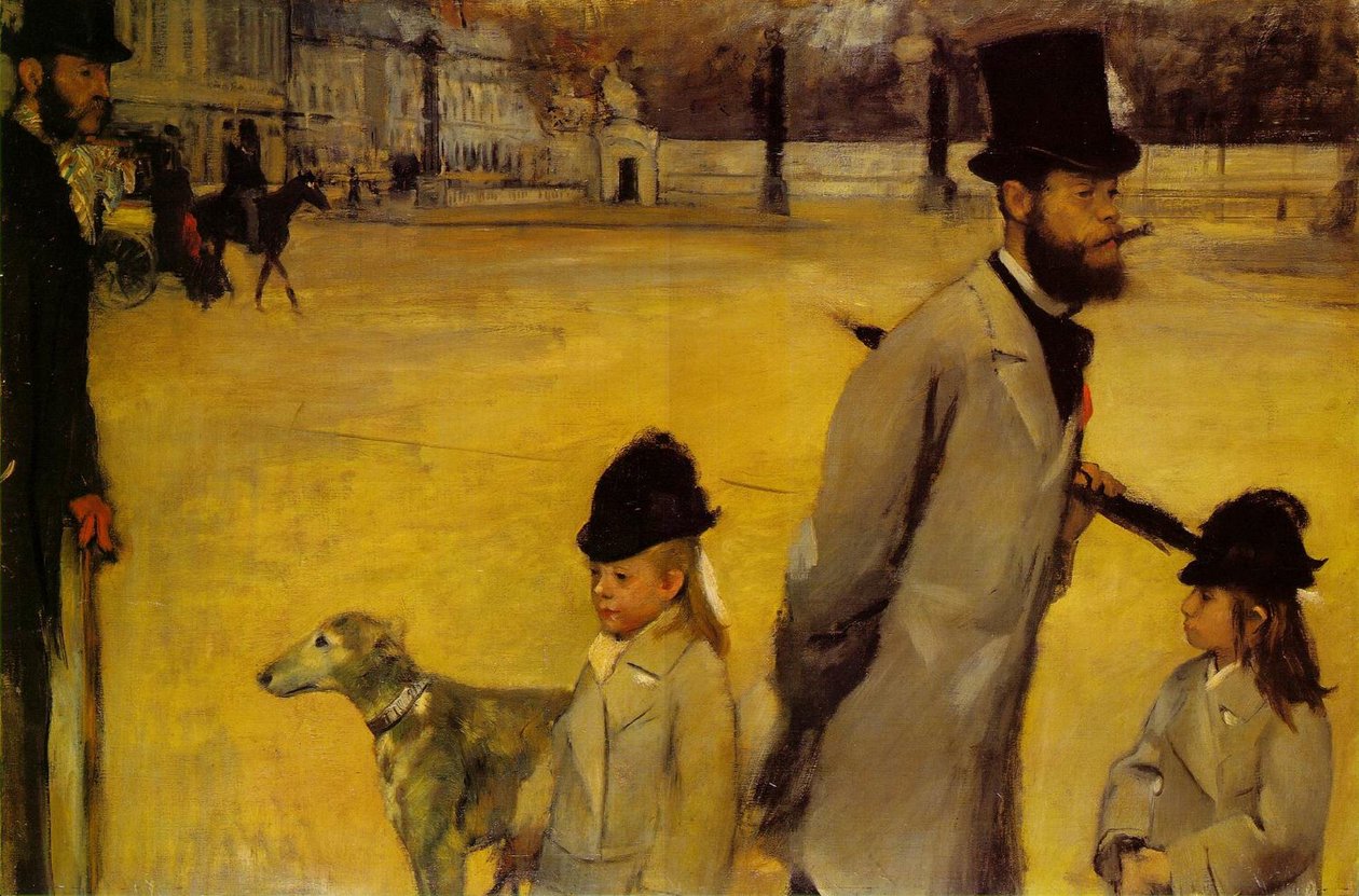 Place de la Concorde von Edgar Degas