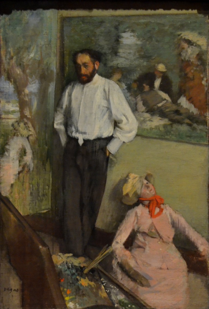 Porträt von Henri-Michel Lévy von Edgar Degas
