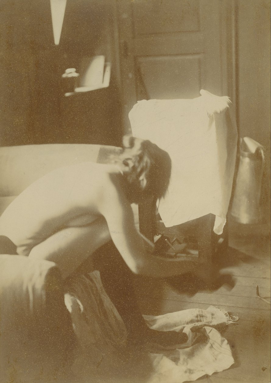 Sitzender Akt von Edgar Degas