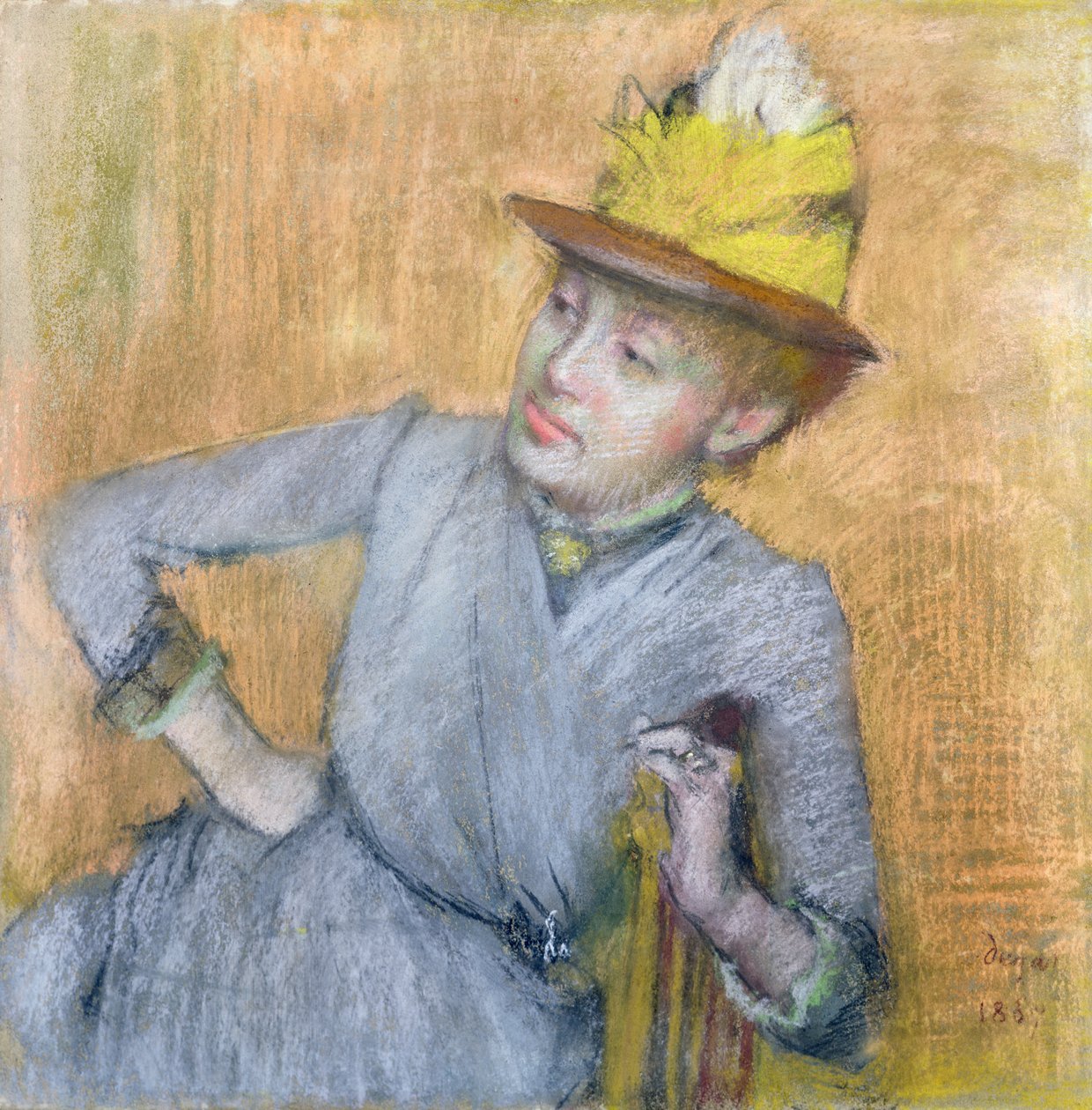 Sitzende Frau, 1887 von Edgar Degas