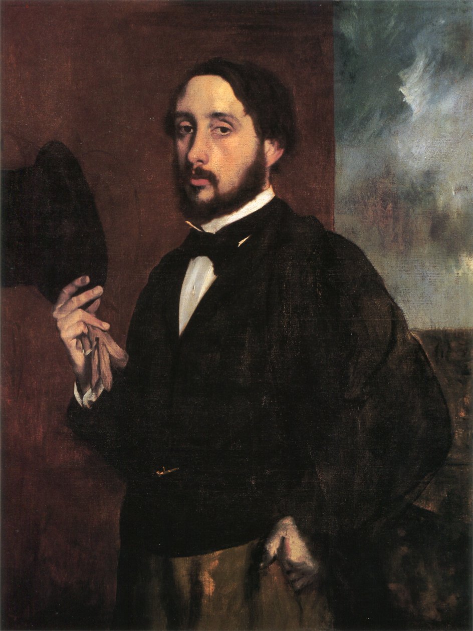 Selbstporträt von Edgar Degas