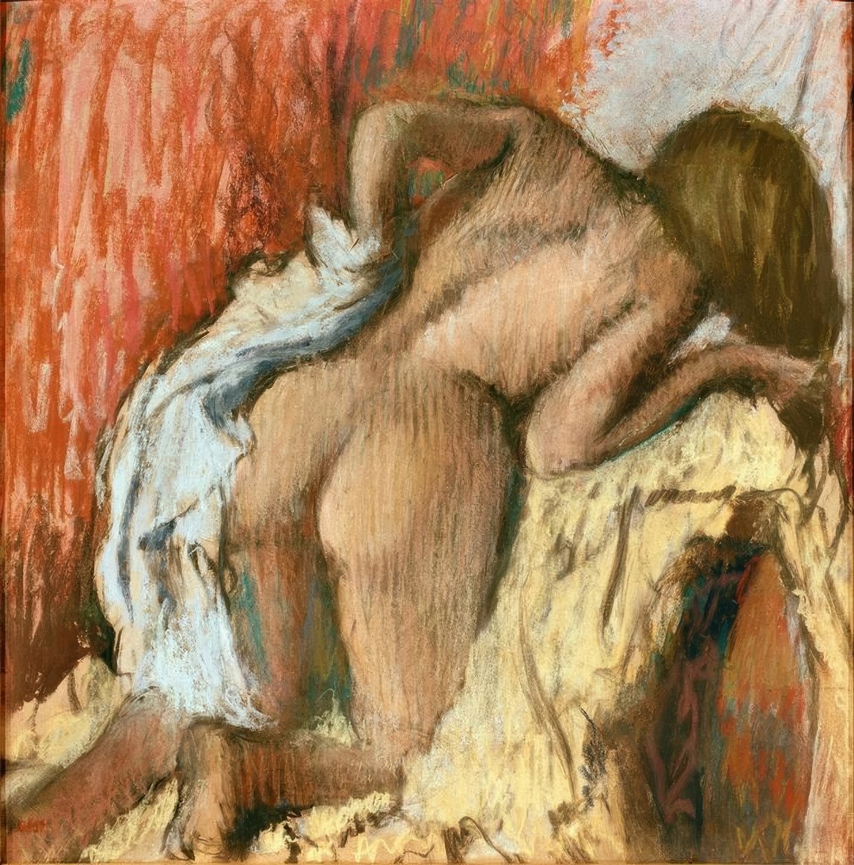 Sich abtrocknende Frau von Edgar Degas