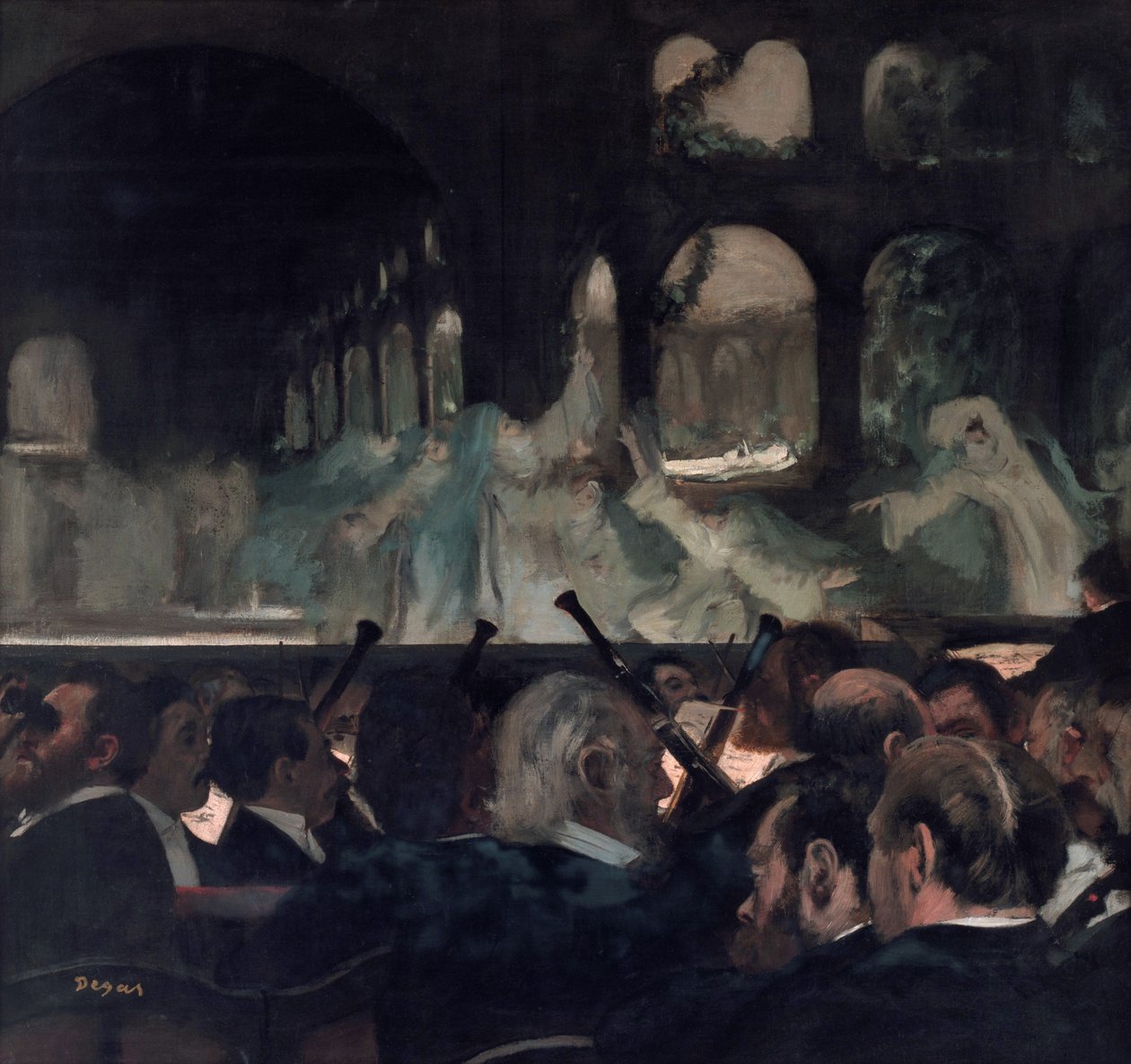 Die Ballettszene von Edgar Degas