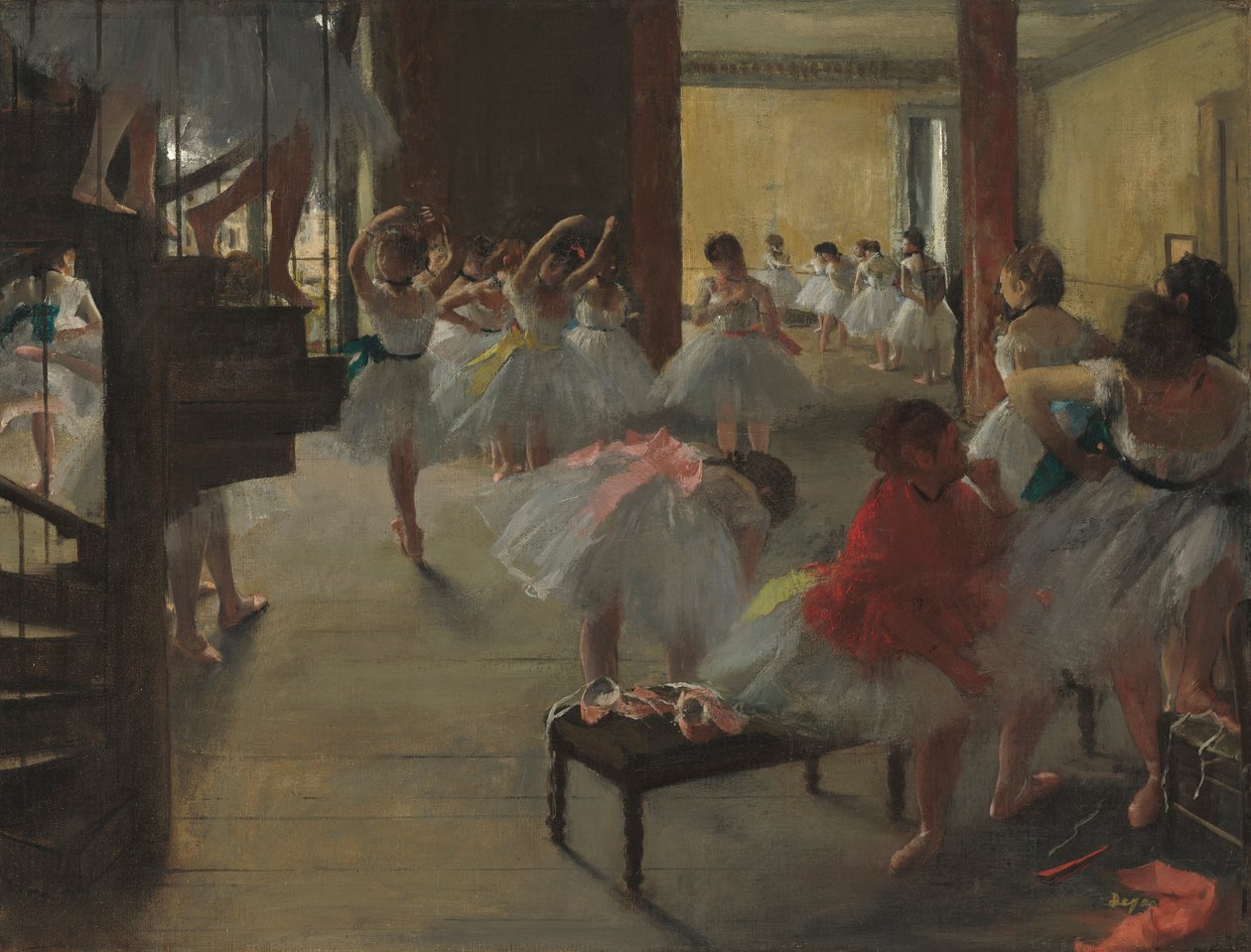 Die Tanzklasse, ca. 1873 von Edgar Degas