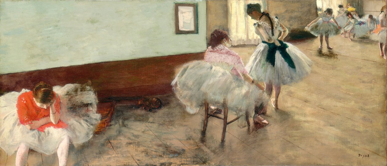 Die Tanzstunde, ca. 1879 von Edgar Degas