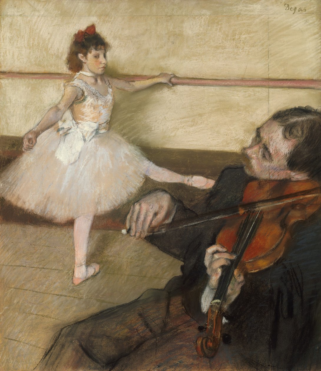 Die Tanzstunde, ca. 1879 von Edgar Degas