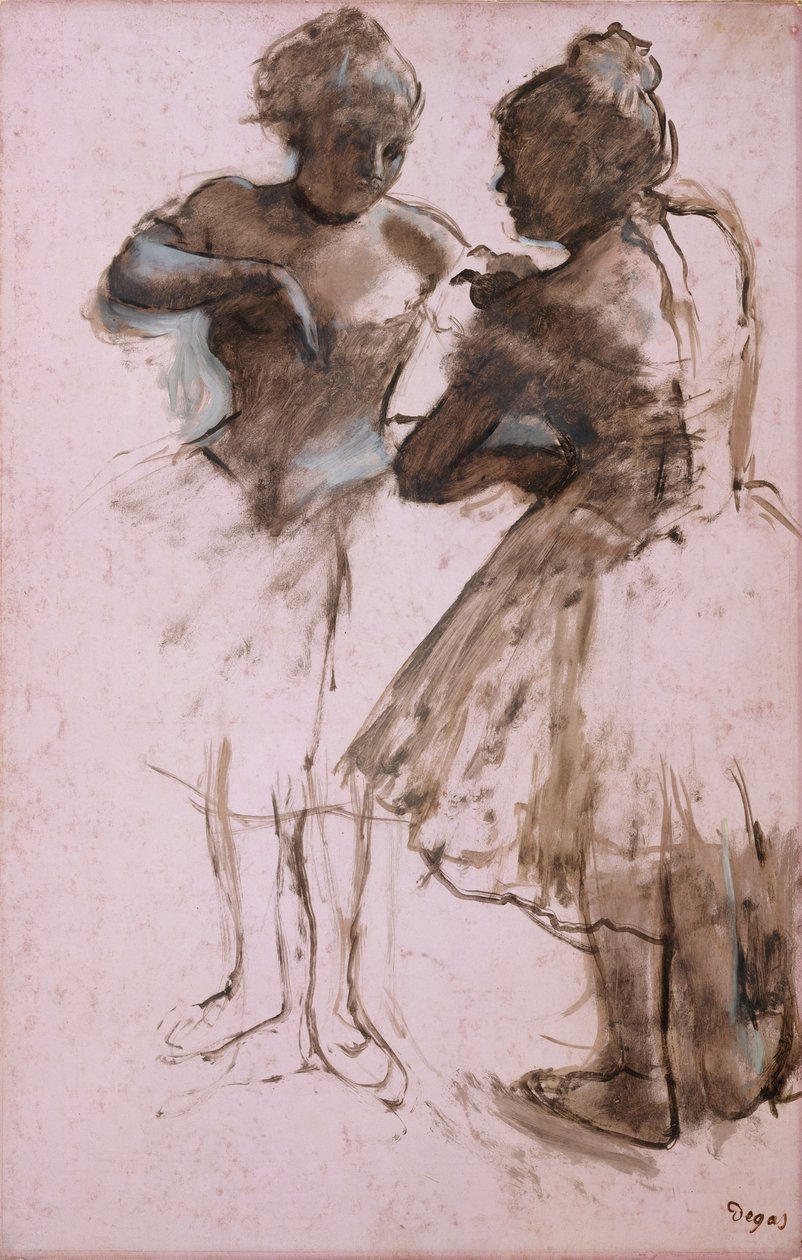 Zwei Tänzer von Edgar Degas