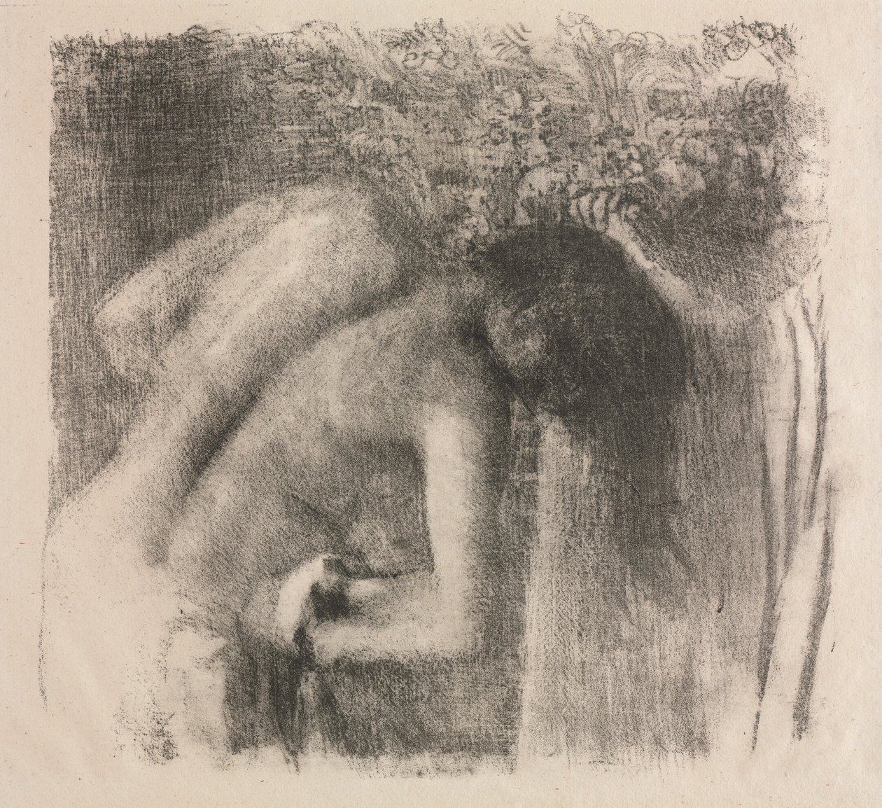 Nach dem Bad große Version, 1891-1892 von Edgar Degas