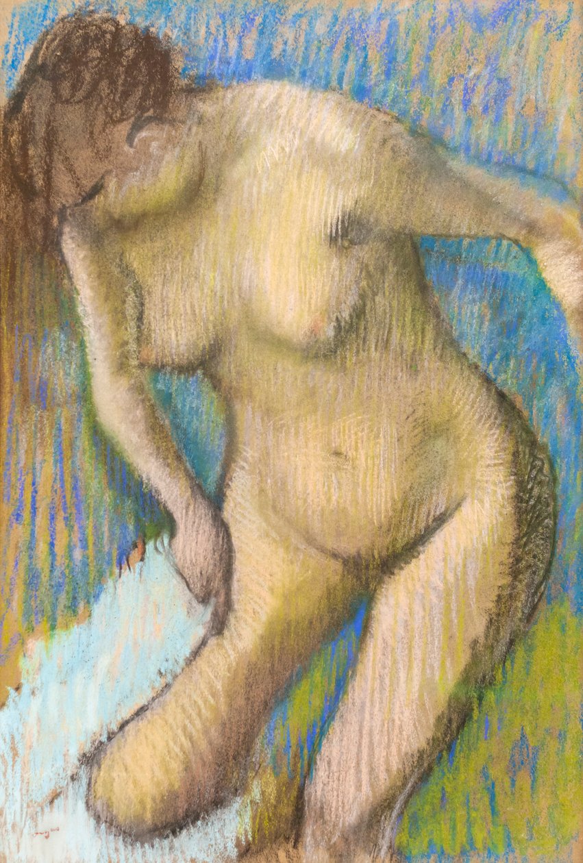 Nach dem Bad von Edgar Degas
