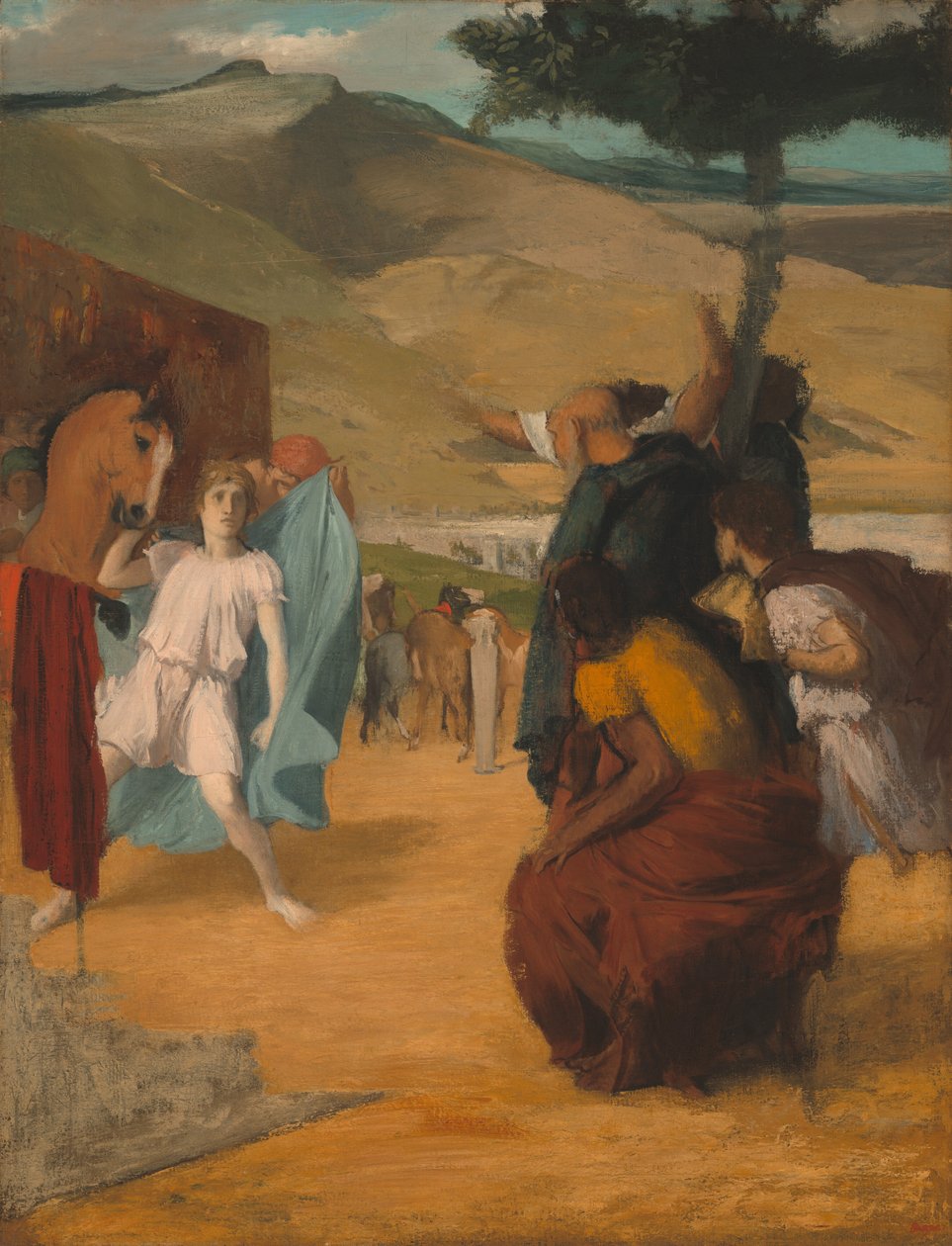 Alexander und Bucephalus, 1861-1862 von Edgar Degas