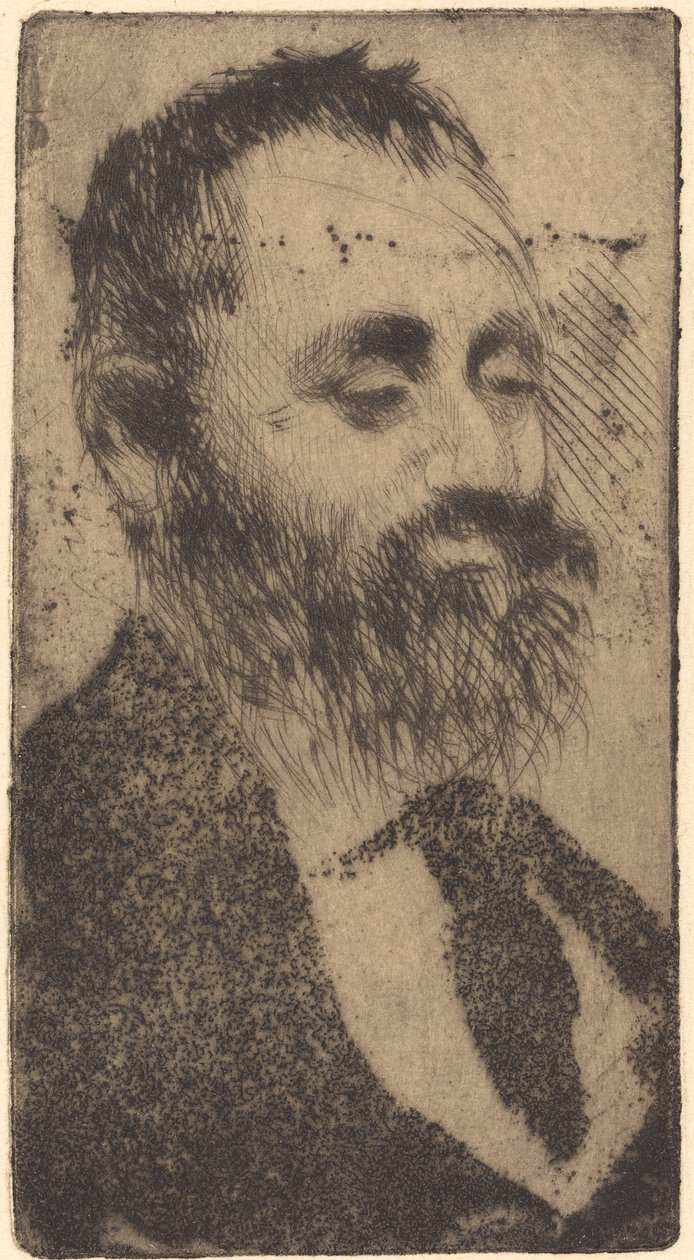 Alphonse Hirsch, 1875 von Edgar Degas