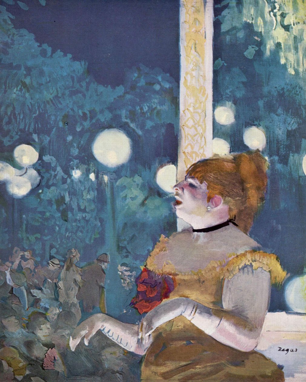 Im Café-Konzert: Das Lied vom Hund von Edgar Degas