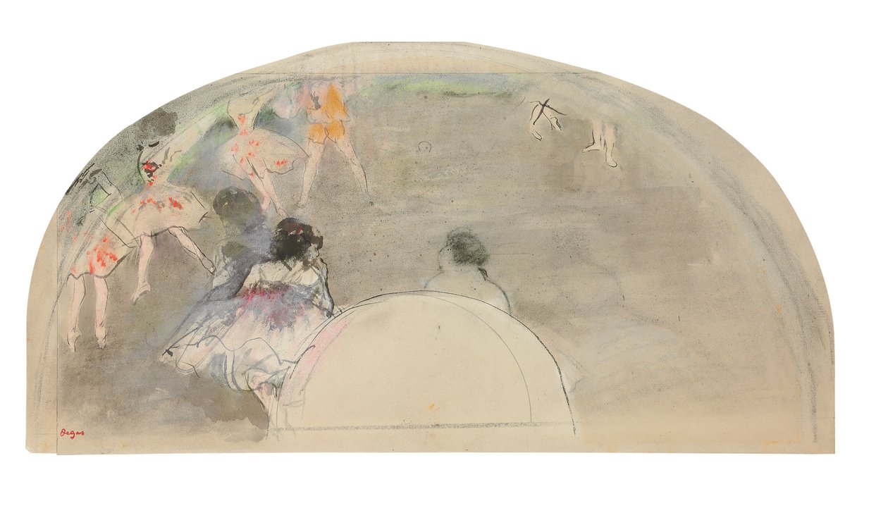 Ballettszene, ca. 1880 von Edgar Degas