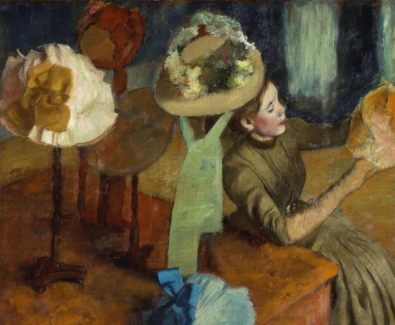 Bei der Hutmacherin von Edgar Degas