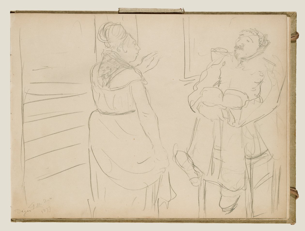 Bordellszene von Edgar Degas