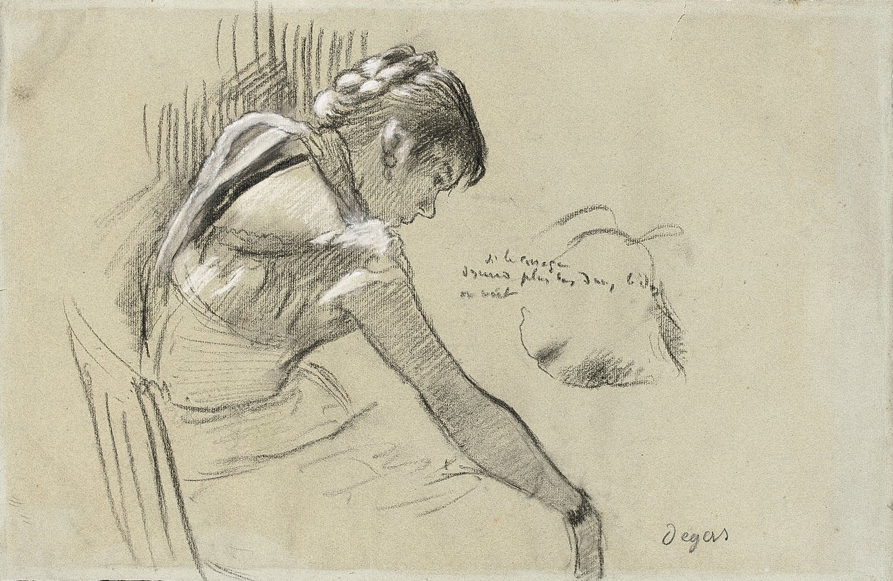 Tänzerin in Ruhe von Edgar Degas