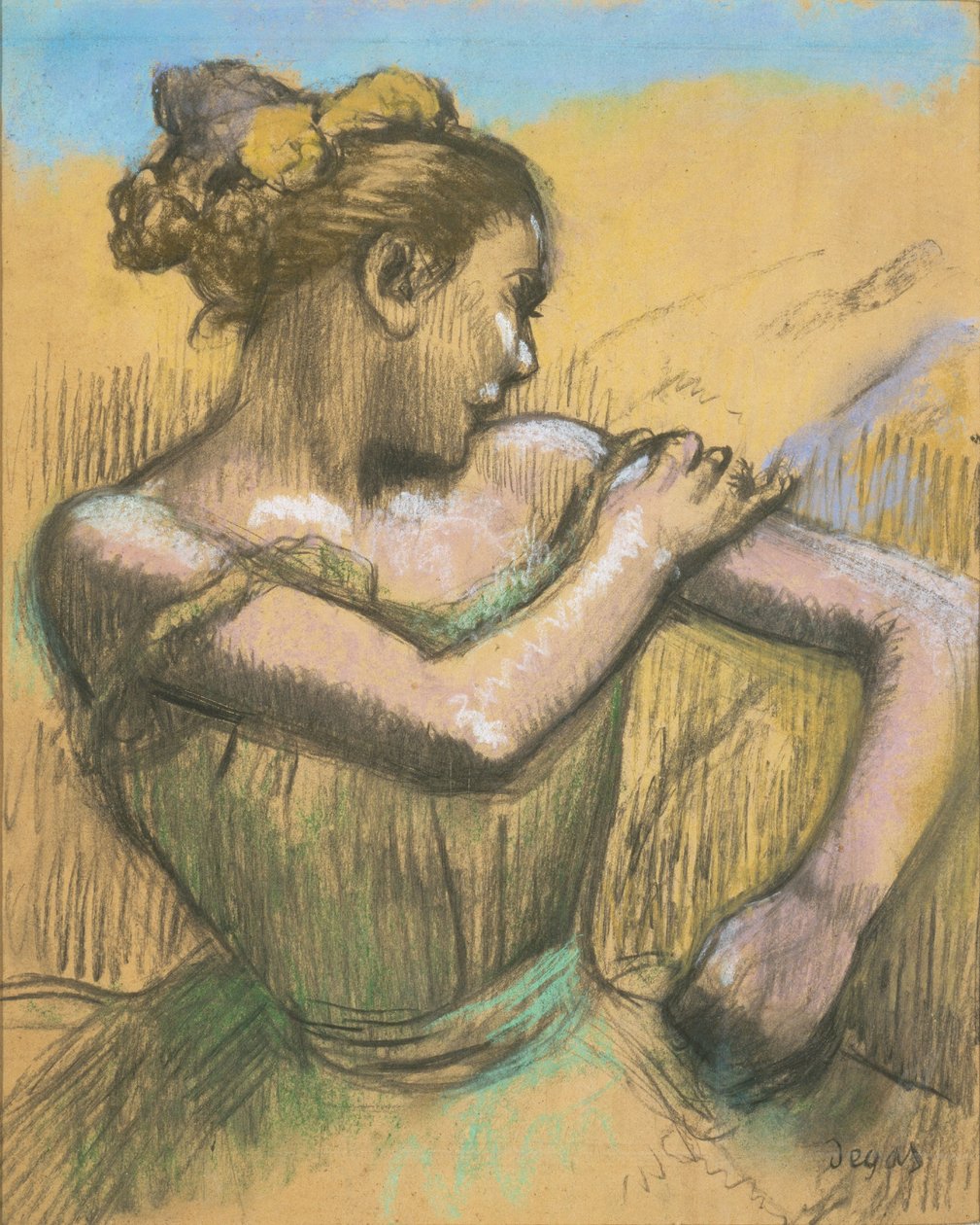 Tänzerin, ca. 1895-99 von Edgar Degas