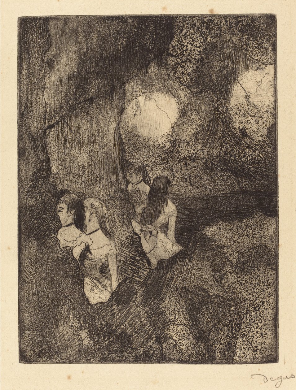 Tänzer in den Kulissen von Edgar Degas