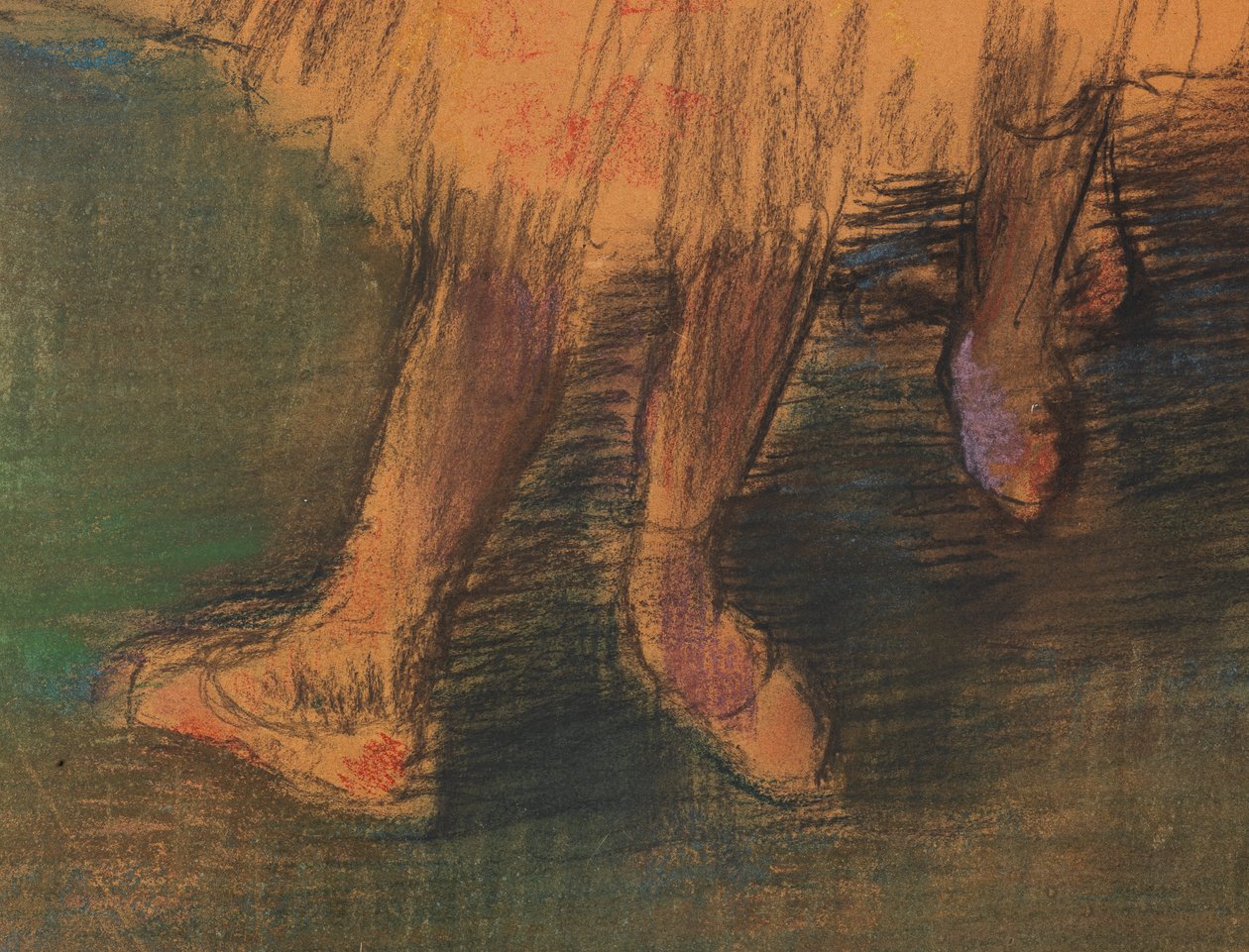 Tänzer in der Kulisse von Edgar Degas