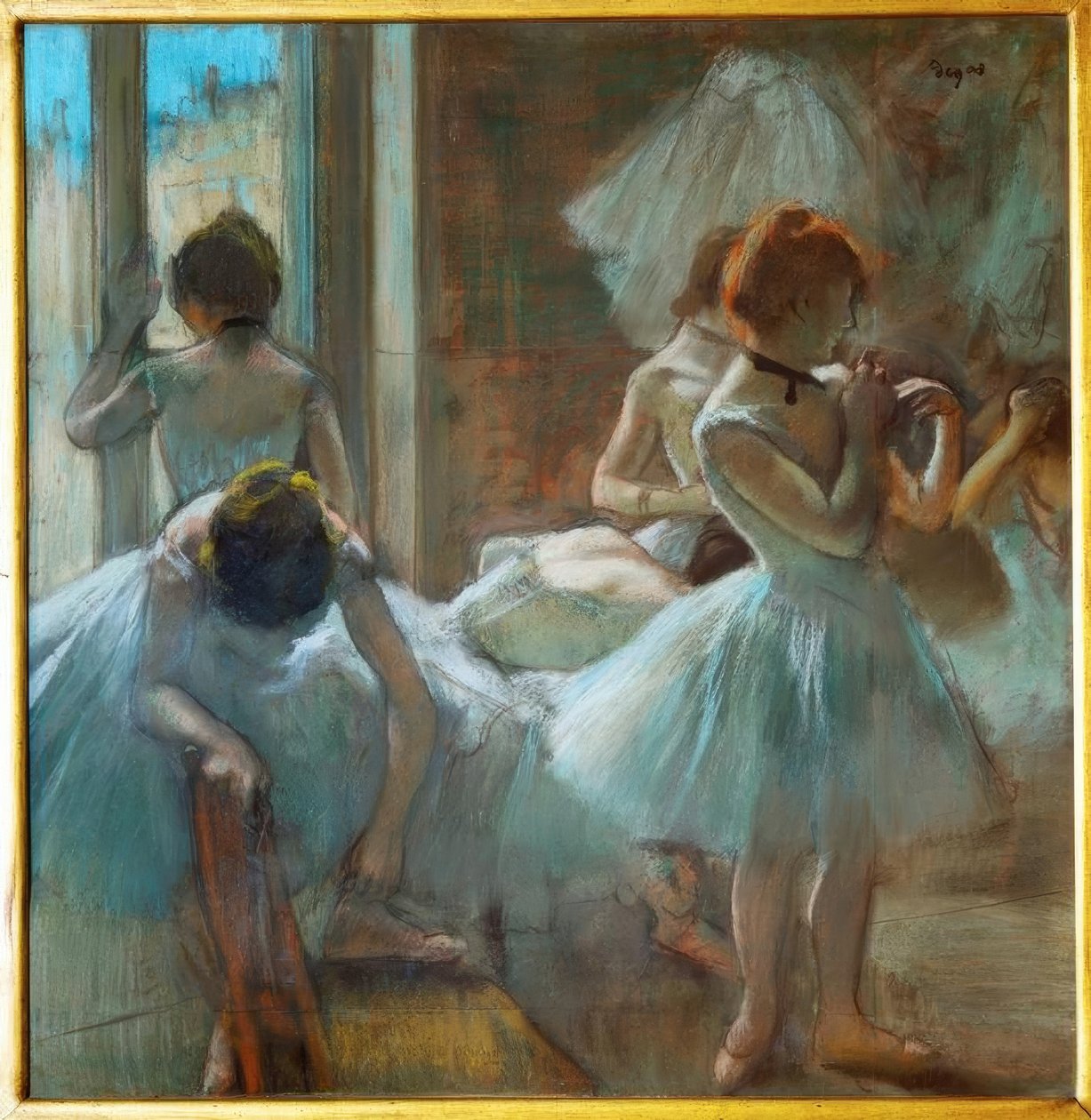 Tänzerinnen in Ruhe von Edgar Degas