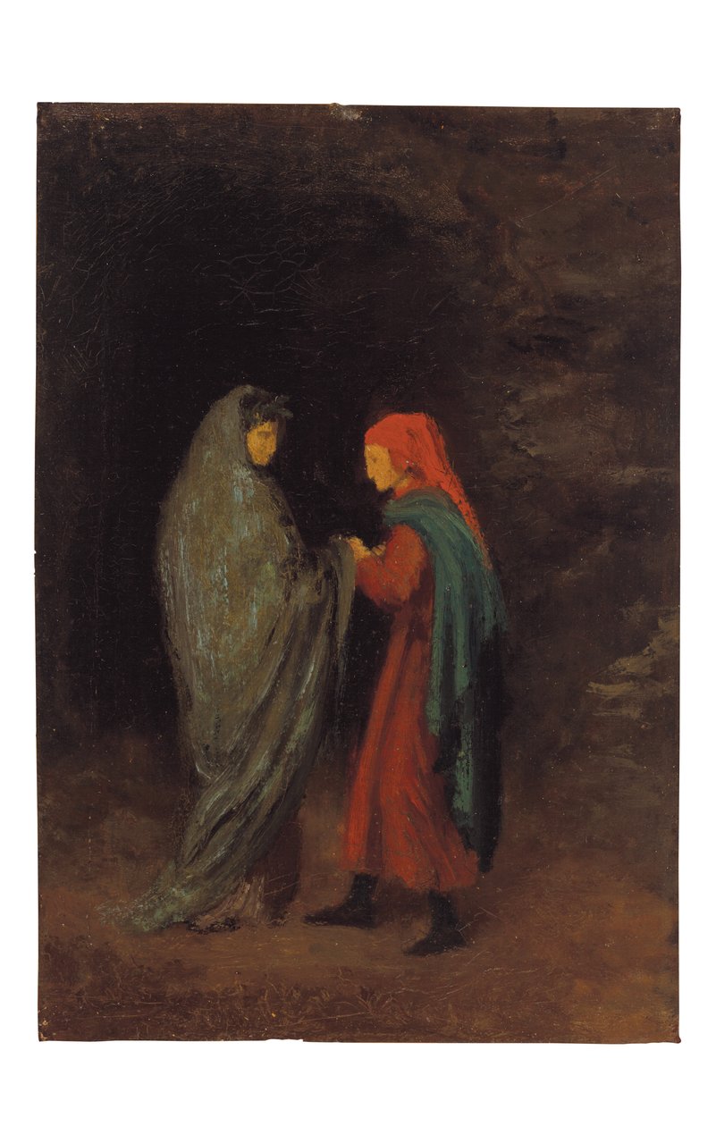 Dante und Virgil am Eingang zur Hölle von Edgar Degas