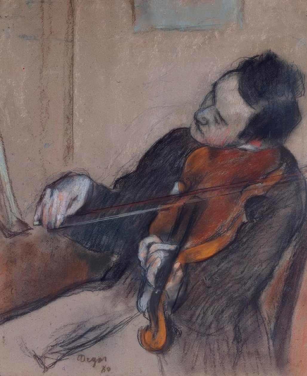 Der Viola-Spieler von Edgar Degas