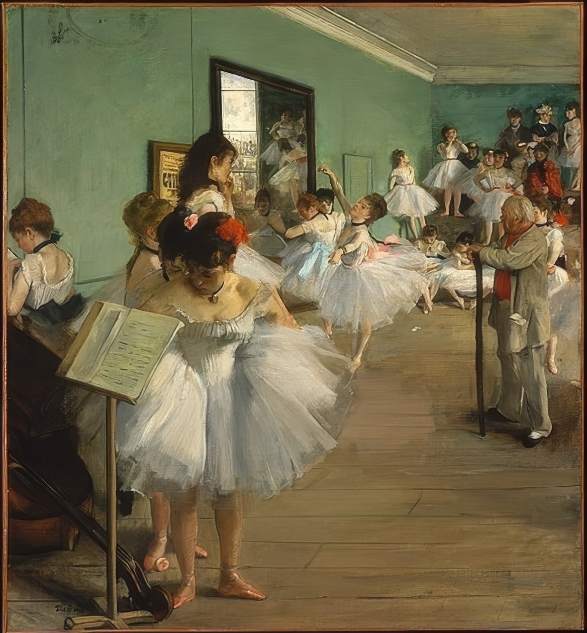 Die Tanzstunde von Edgar Degas