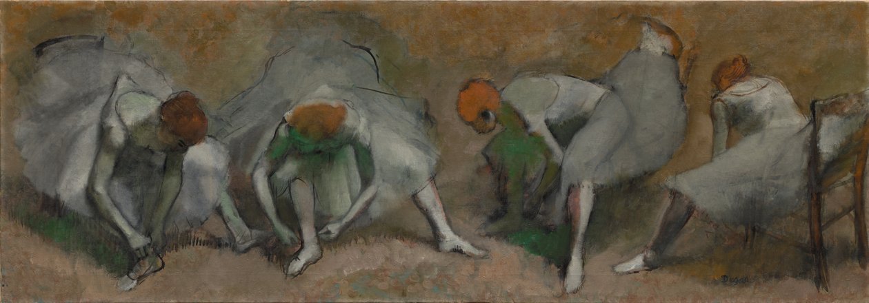 Fries der Tänzer von Edgar Degas
