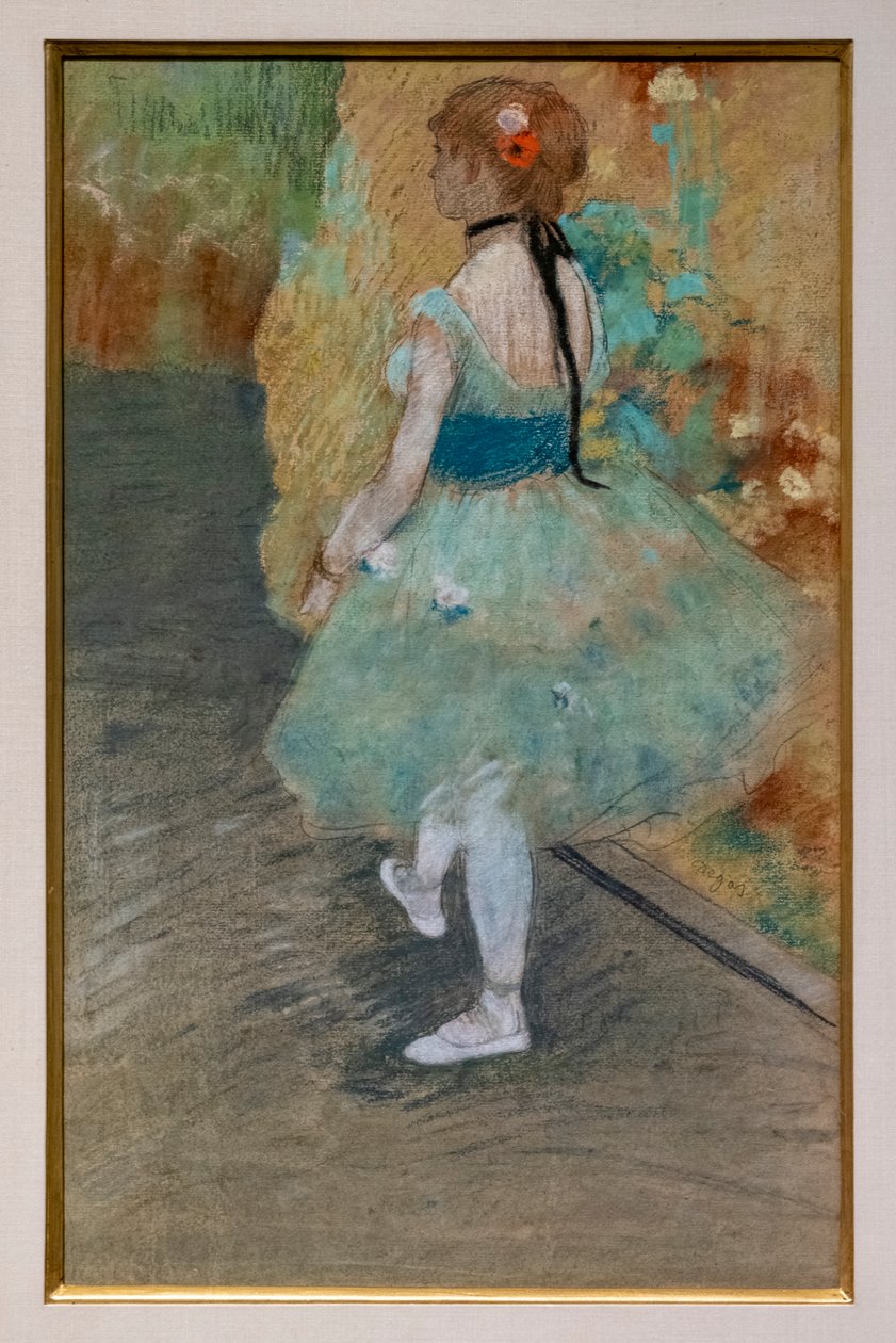 Grüne Tänzerin. Um 1878. Pastell auf Papier. von Edgar Degas
