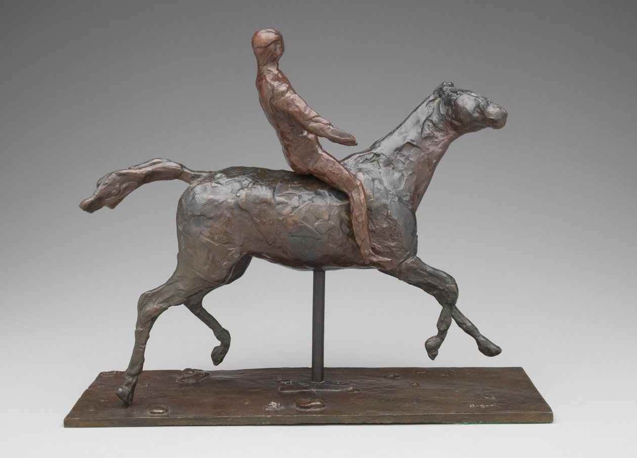 Pferd und Reiter, ca. 1900 von Edgar Degas