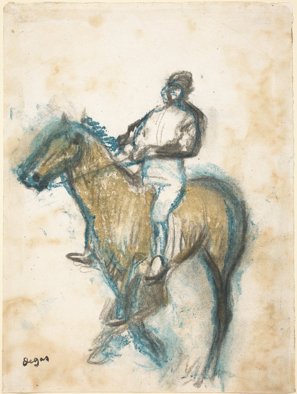 Jockey von Edgar Degas