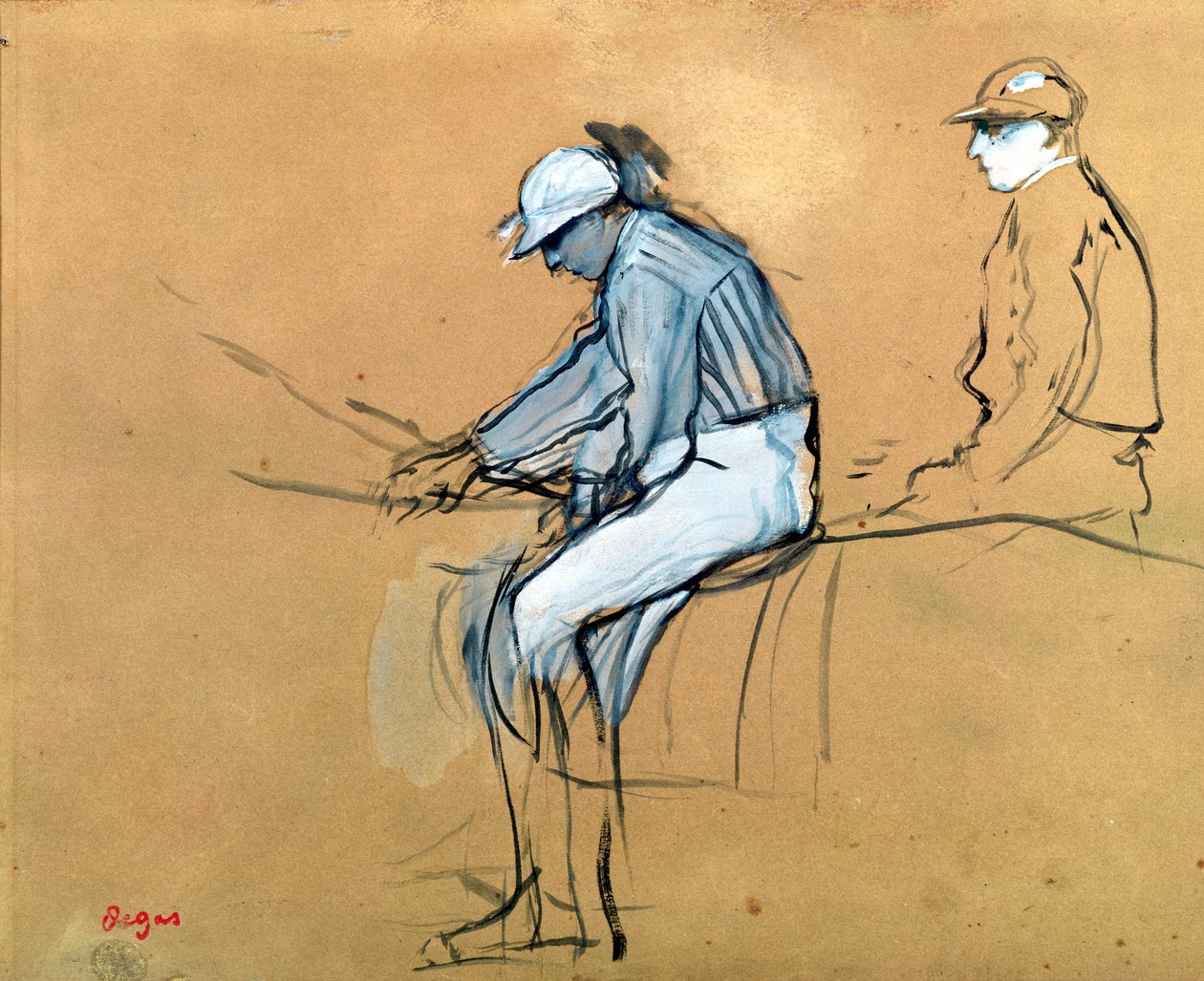 Jockeys von Edgar Degas