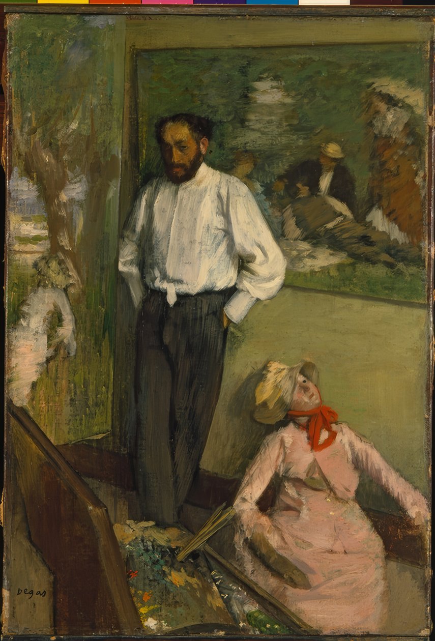 Der Mann und die Puppe von Edgar Degas