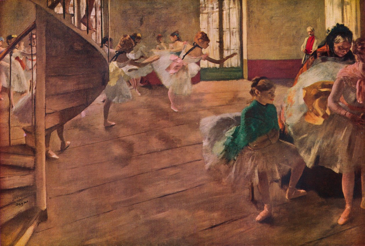 Die Probe, 1877 von Edgar Degas