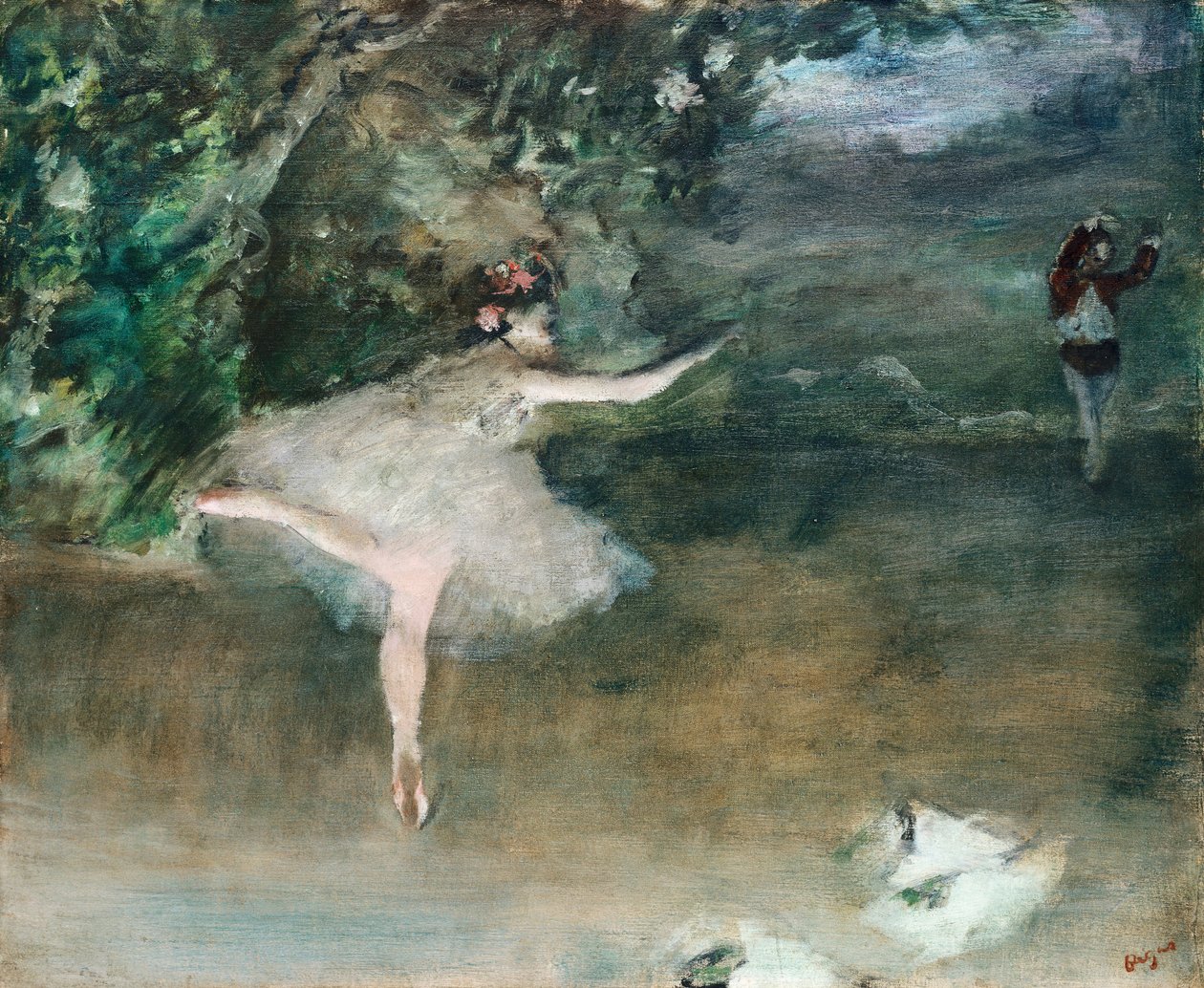 Les Pointes von Edgar Degas
