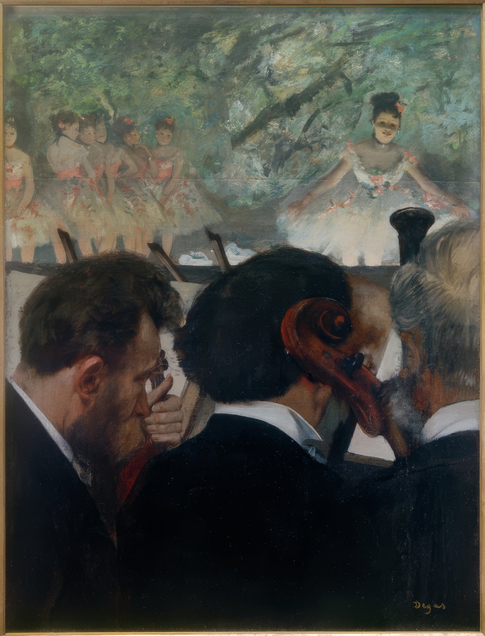 Orchestermusiker von Edgar Degas