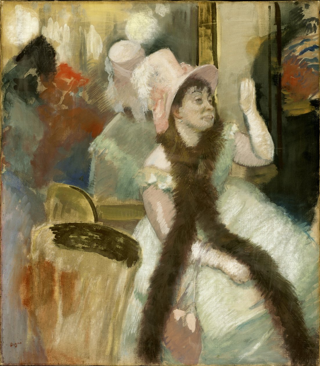 Porträt nach einem Kostümball von Edgar Degas