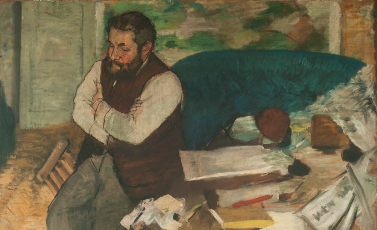 Porträt von Diego Martelli von Edgar Degas