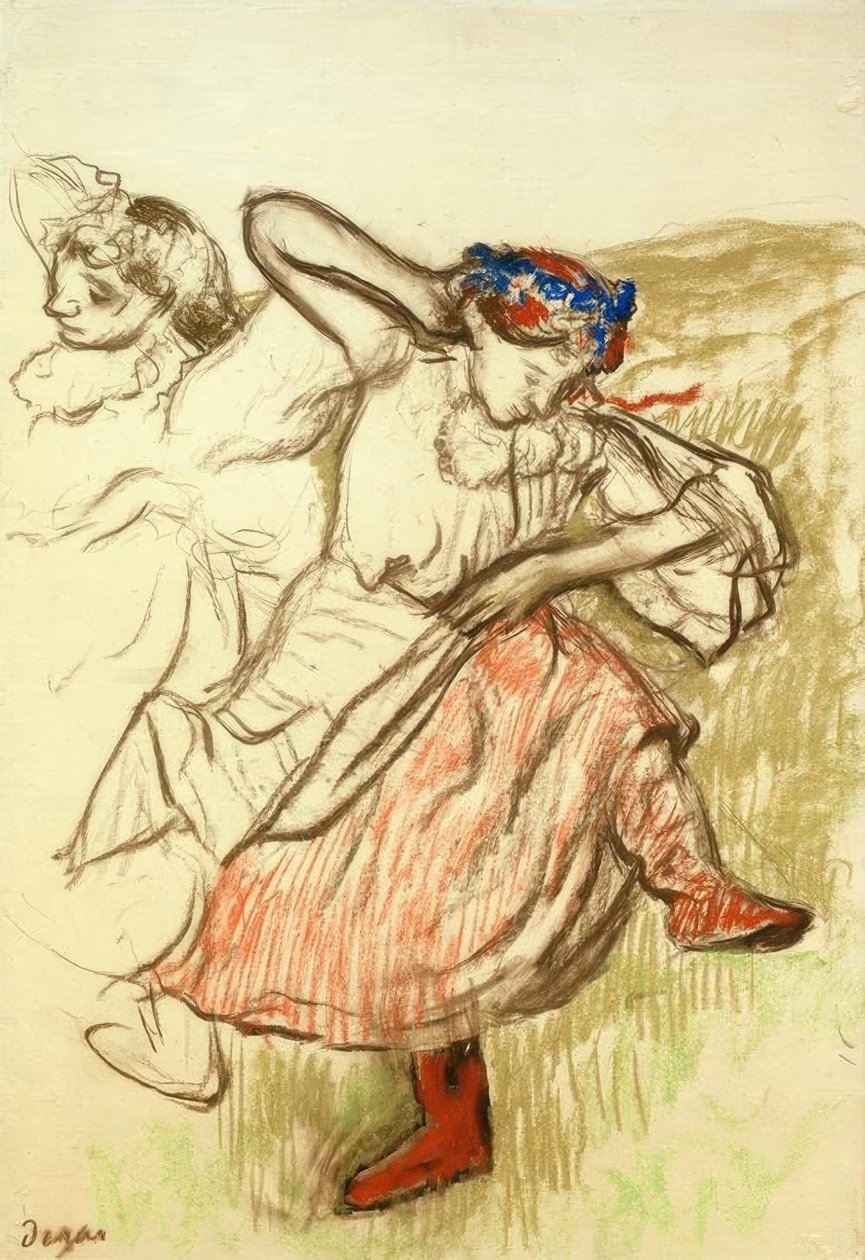Russische Tänzerinnen von Edgar Degas