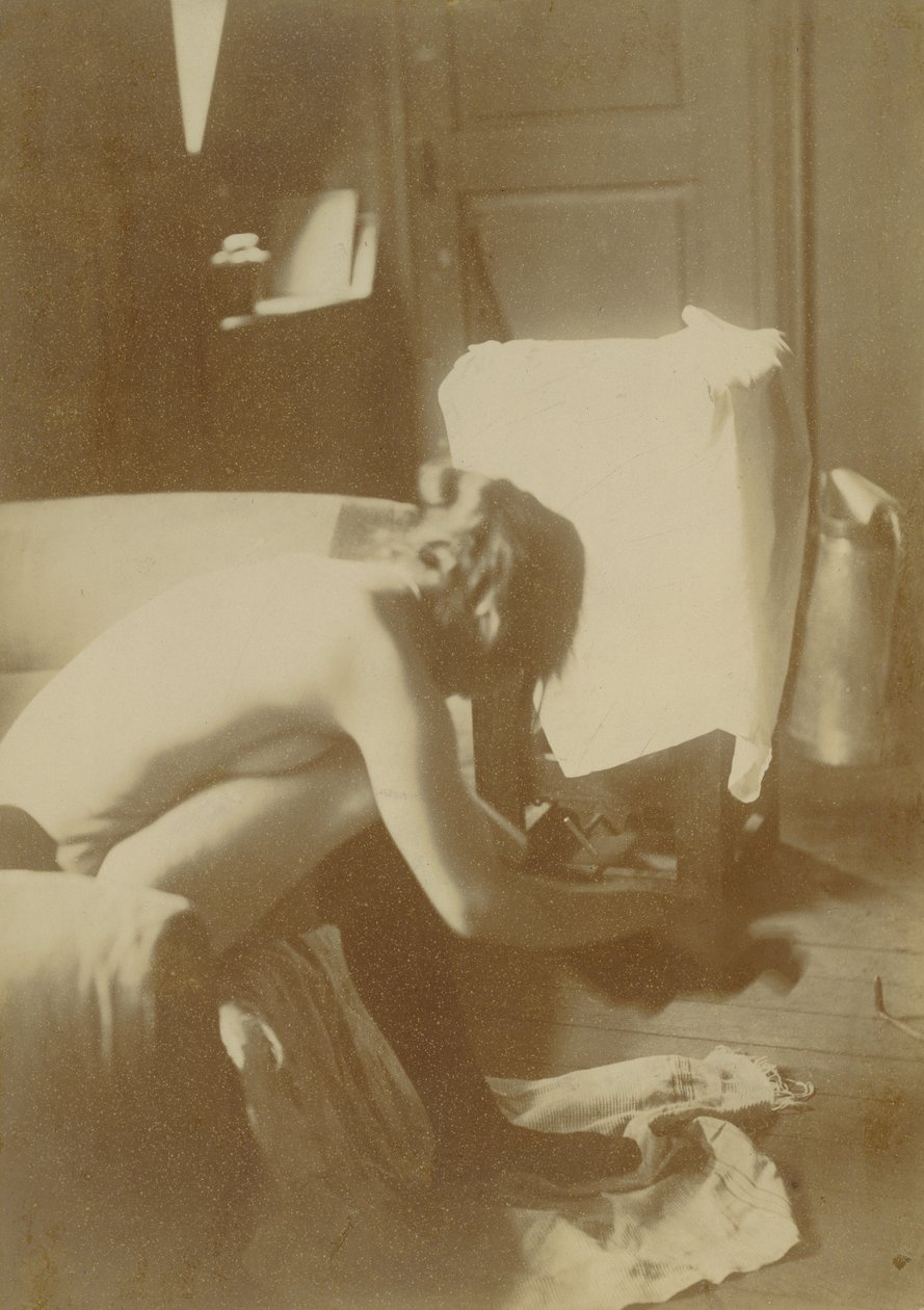 Sitzender Akt von Edgar Degas