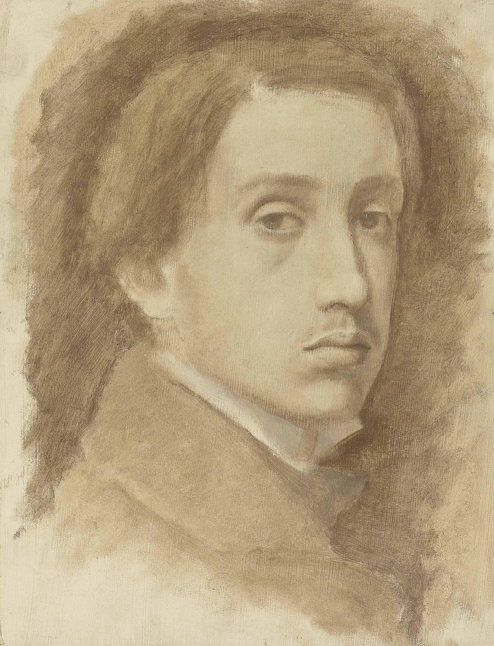 Selbstporträt, ca. 1854 von Edgar Degas